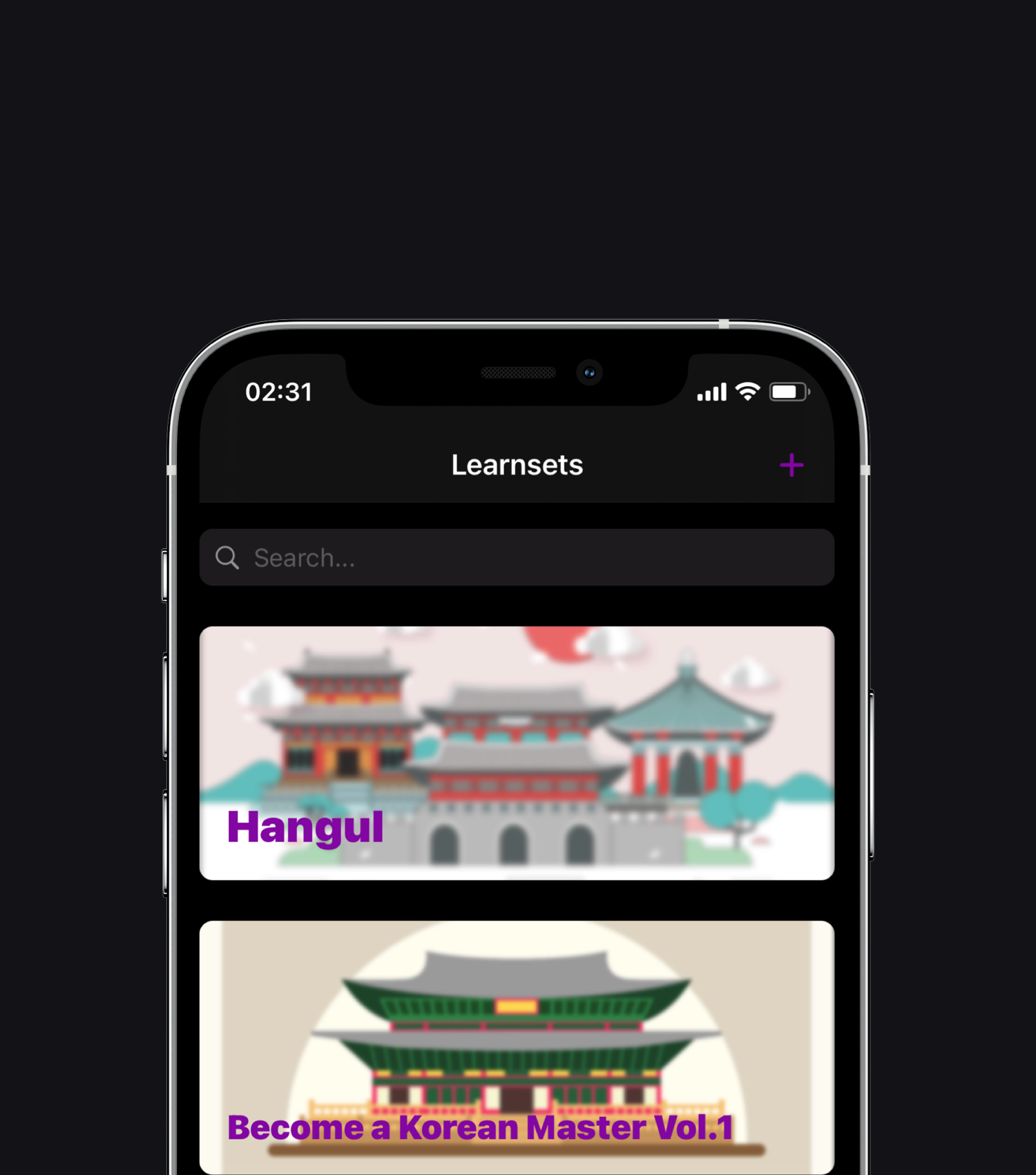 App for learning Korean and Hangul